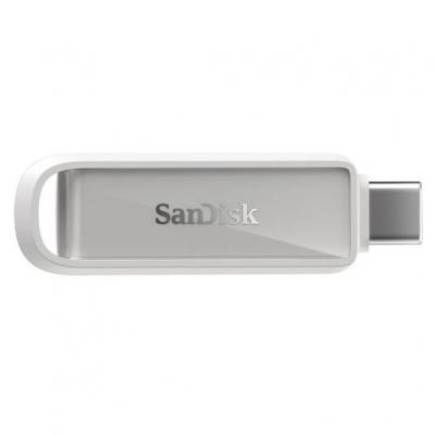SanDisk Phone Drive - Cl&eacute; USB - 128 Go - USB-C 3.2 Gen 1 - blanc arctique