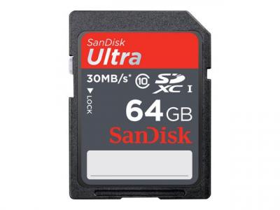 SanDisk Ultra - Carte m&eacute;moire flash - 64 Go - Class 10 - SDXC UHS-I