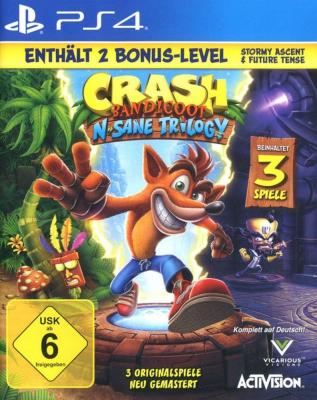 Crash Bandicoot + 2 Bonus- Level (PlayStation PS4)