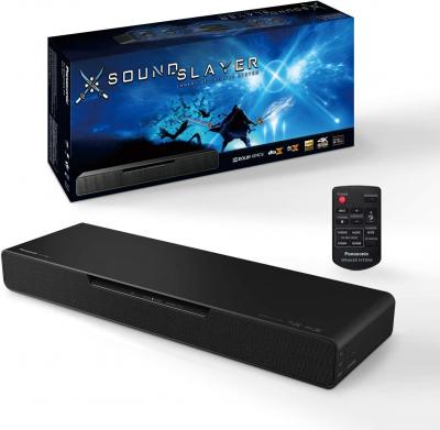 Barre de Son Compacte Gaming Bluetooth 2.1 sans Fil 80W noir