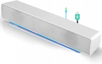 Barre de Son Filaire avec LEB bleu 3W blanc vendos85