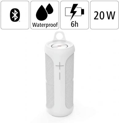 enceinte bluetooth Portable st&eacute;r&eacute;o 20W blanc
