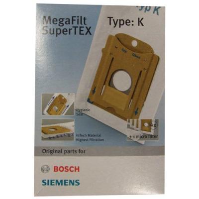 Bosch - Boite 4 sacs type k micro filtre d'origine (00468265) Aspirateur siemens