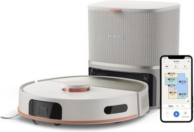 Aspirateur robot laveur 10 000 Pa autonomie 200 min - Neuf