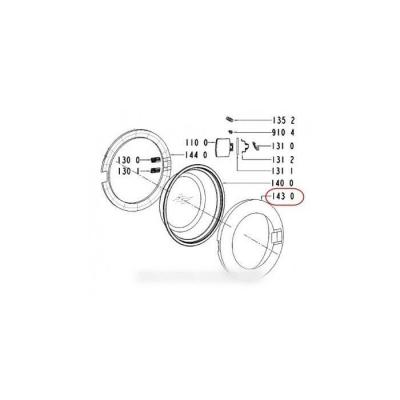 Cadre de hublot exterieur pour lave linge - sos8343774 