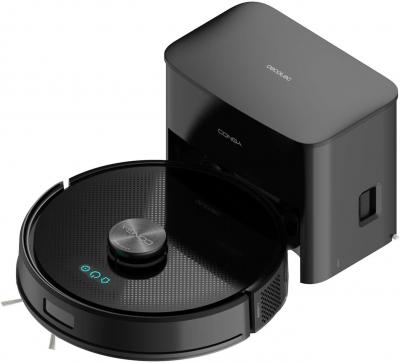 Robot aspirateur laveur noir 