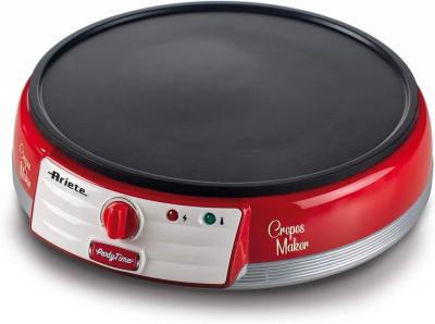 Cr&ecirc;pi&egrave;re Ariete Party Time 1000 W Rouge