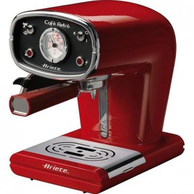 Machine &Agrave; Expresso De 0,9l R&eacute;tro De 15 Bars 900w Rouge