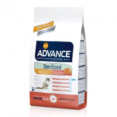 Nourriture Sterilized Sensitive Saumon et Orge 3 Kg Advance
