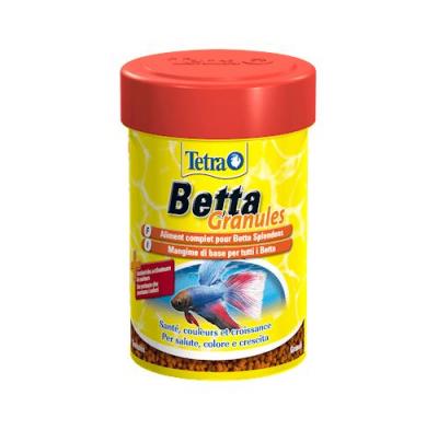 Aliments pour poissons exotiques tetra betta granul&eacute;s 85ml
