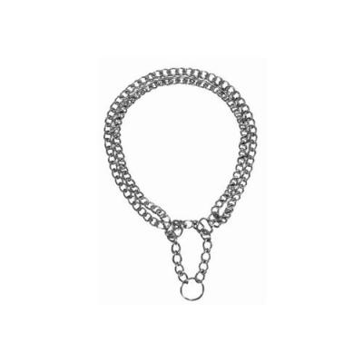 Trixie Training 2 Rows Reduces Tension 2.5 Mm Collar Argent&eacute; 50 cm