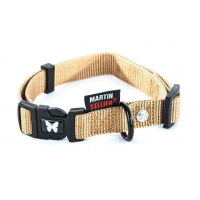 Collier pour chien r&eacute;glable en nylon turquoise 152kg 