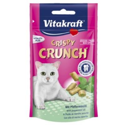 Vitakraft Crispy Crunch friandises soins dentaires pour chat (60 g) 8 paquets 