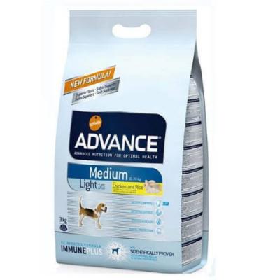 Nourriture Medium Light Poulet et Riz 3 Kg Advance