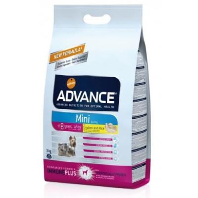 Croquettes advance pour chiens mini senior sac 3 kg
