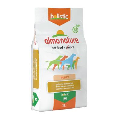 Almo Holistic Medium Puppy, poulet & riz - lot % : 2 x 12 kg