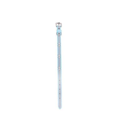 Collier Pour Chien Strass R&eacute;fl&eacute;chissant - Taille S - Bleu