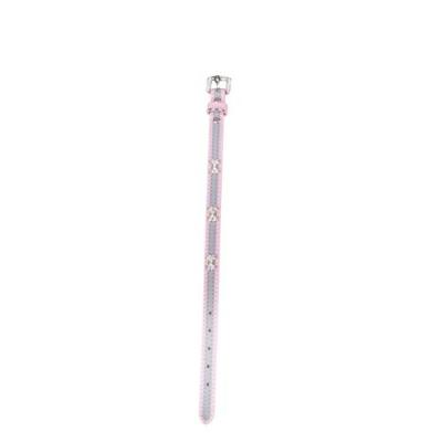 Collier Pour Chien Strass R&eacute;fl&eacute;chissant - Taille S - Rose