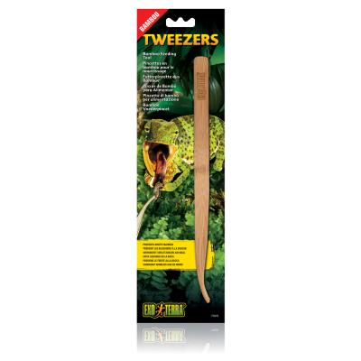 Exoterra Hygi&egrave;ne pour Reptile Pince Nourris Bambou Tweezer