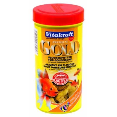 Vitakraft Premium Gold Aliment en Flocons pour Poissons Rouges , 40g