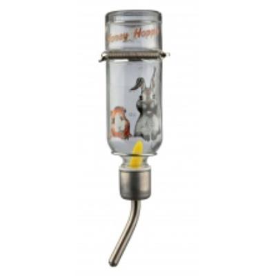 Abreuvoir pour les lapins Trixie miel tr&eacute;mie en verre de 250 ml