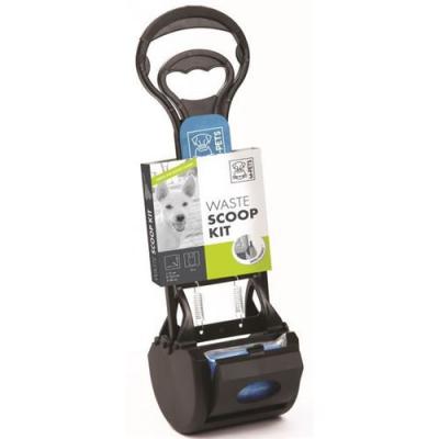 M-PETS Waste Scoop Kit Black&Blue + 10 Bags pour Chien
