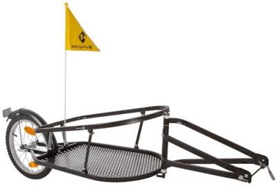 M-Wave opvouwbare fietskar Chariot V&eacute;lo 16 pouces Unisexe Noir