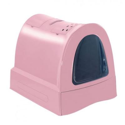 Imac-Maison De Toilette Zuma. Avec Tiroir. Rose. Pour Chats.-Va-15094