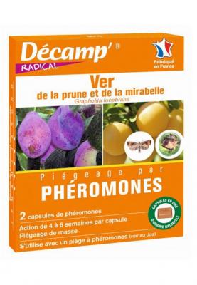Ph&eacute;romone ver de la prune et de la mirabelle x2 (Boite de 2 capsules)