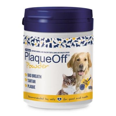 PLAQUE OFF Poudre hygi&egrave;ne dentaire - Pour chien et chat - 180 g