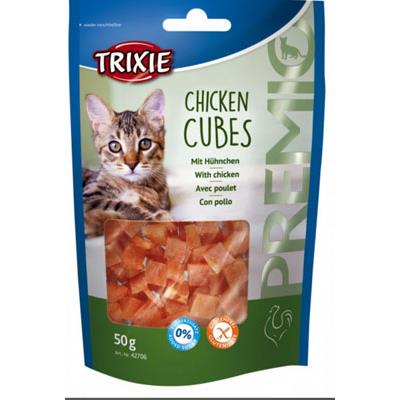 Trixie Premio Chicken Cubes Snacks 50g Orange