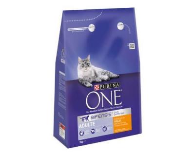 Croquettes pour chat adulte au poulet, Purina One (1.5 kg)