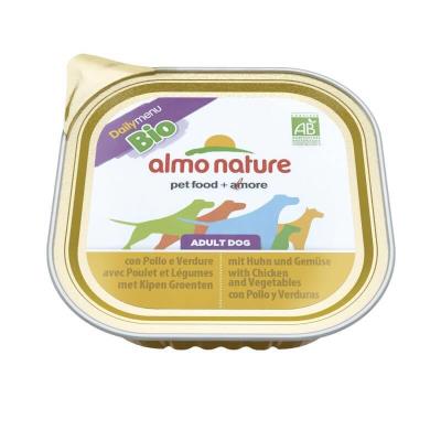 Lot Almo Nature Bio Pat&eacute; 27 x 300 g - poulet bio, pommes de terre bios
