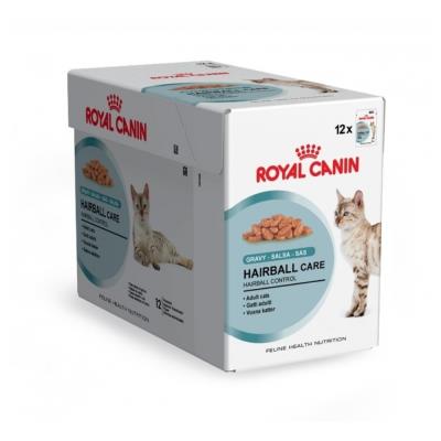 24x85g Hairball Care en sauce Royal Canin - P&acirc;t&eacute;e pour chat