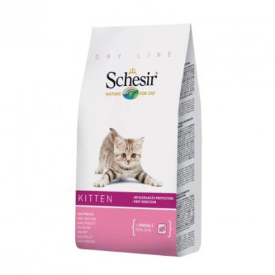 Schesir Cat Kitten Poulet Nourriture s&egrave;che pour Chaton Sac de 1,5 kg