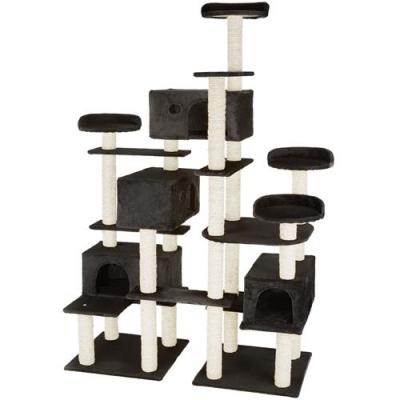 TecTake Arbre &agrave; Chat Entissar 214 cm - noir