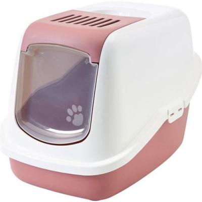 Maison de toilette nestor rose 56x39x38,5cm