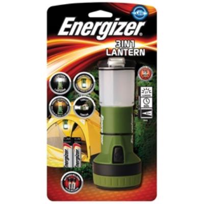 ENERGIZER - Lanterne 2en1 55 lumens + 2 piles AA - Torche a main avec encoche pour dragonne int&eacute;gr&eacute;e