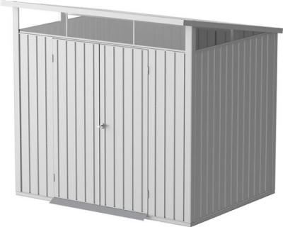 Abri de jardin m&eacute;tal - blanc - 5,22m&sup2; - DURAMAX MODERN