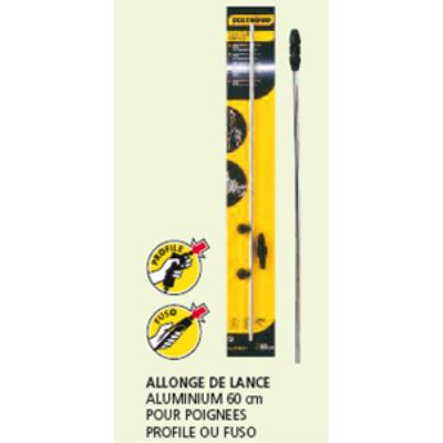 Berthoud Allonge de Lance Aluminium pour Poign&eacute;e Profil Ou Fuso, 60cm
