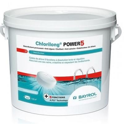 Chlore 5 actions Chlorilong Power 5 5 kg - Bayrol