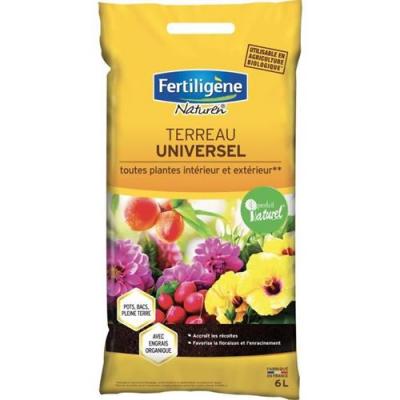 Terreau universel FERTILIGENE - Le sac de 6 litres - Willemse