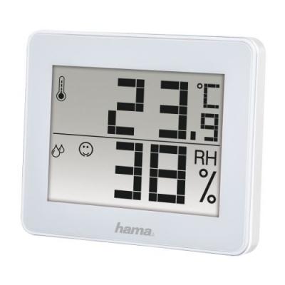 Hama Thermom&egrave;tre/hygrom&egrave;tre TH-130, blanc