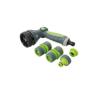 Silverline - n&eacute;cessaire 5 pi&egrave;ces pistolet d'arrosage 5 pcs 829557