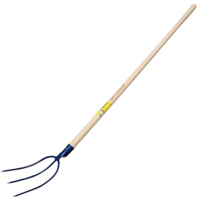 Fourche a balle &agrave; douille 3 dents emmanch&eacute;