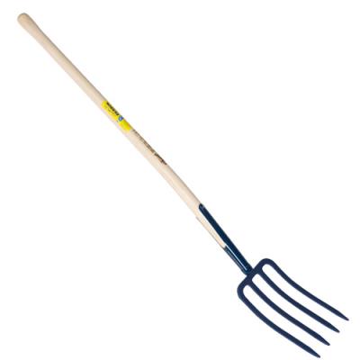 Outils Perrin - Fourche &agrave; b&ecirc;cher &agrave; soie 4 dents 30 manche pomme