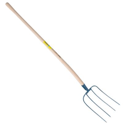 Perrin - fourche d'ecurie large 4 dents manche pomme 624240