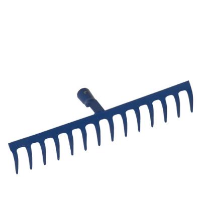 Outils perrin R&acirc;teau Forg&eacute; Courbe sans Manche, 12 Dents