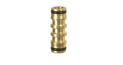 Raccord Double M&acirc;le Laiton Sur Carte