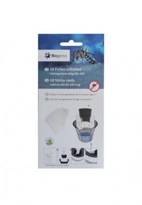 Lot de 10 fiches autocollantes pour pi&egrave;ge anti-moustiques BG-GAT